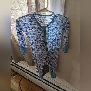 Blue Rainbows LS Zippy